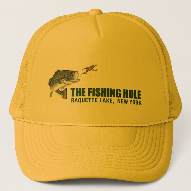 Casquette de trou de pêche (Devant)