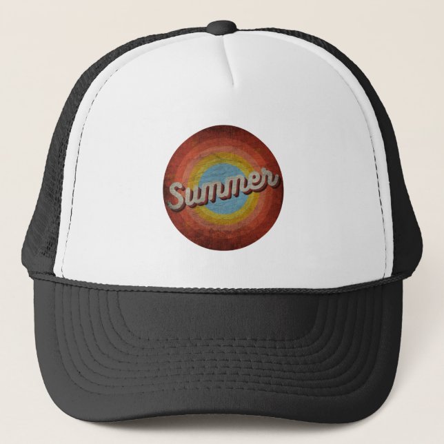 CASQUETTE DE TRUCKER VINTAGE ÉTÉ (Devant)
