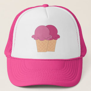 Casquette de vendeurs de festival de cornet de