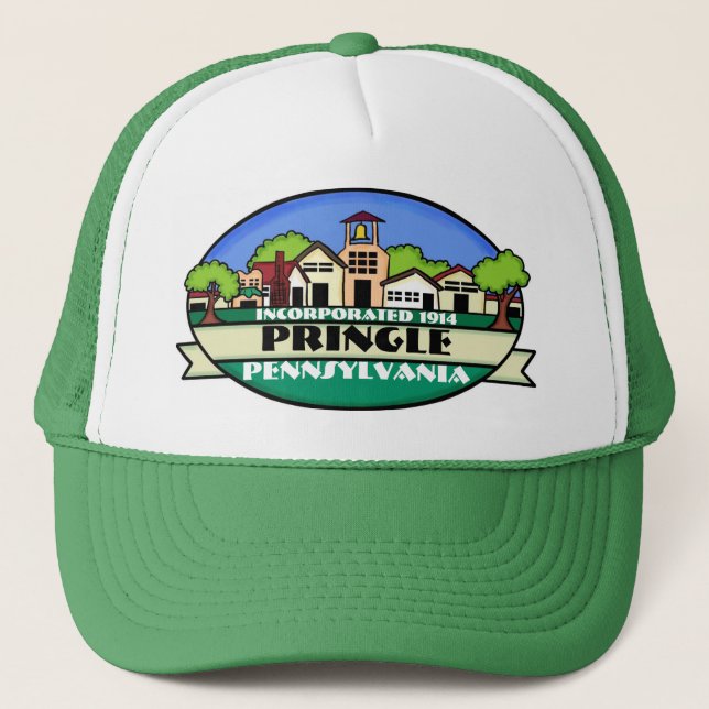 Casquette de vert de petite ville de Pringle (Devant)