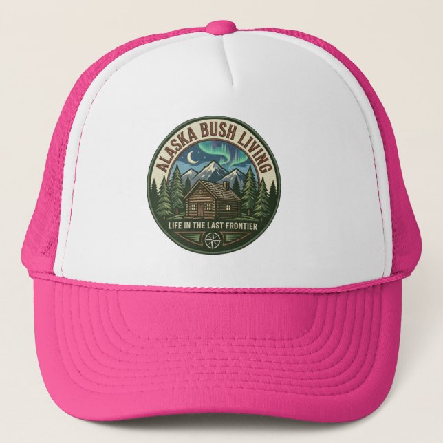 Casquette de vie dans la brousse d'Alaska (Devant)