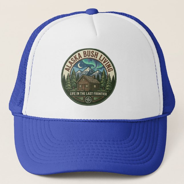 Casquette de vie dans la brousse d'Alaska (Devant)