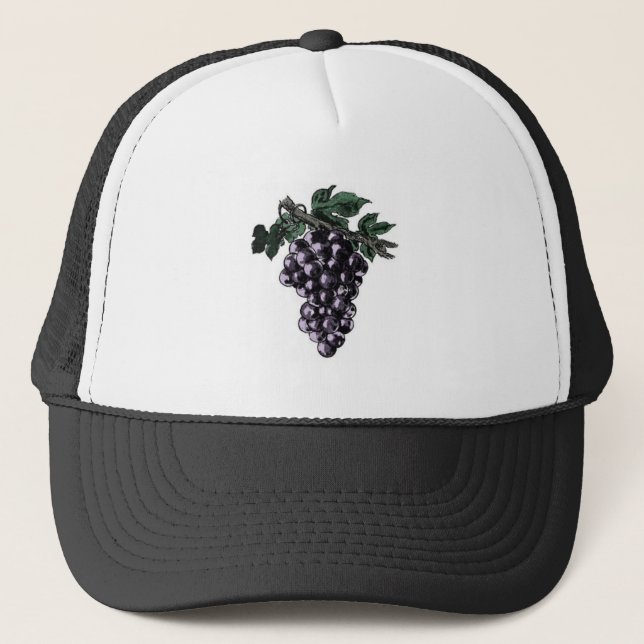 Casquette de vignes de raisin (Devant)