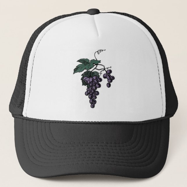 Casquette de vignes de raisin (Devant)