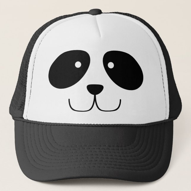 Casquette de visage de panda (Devant)
