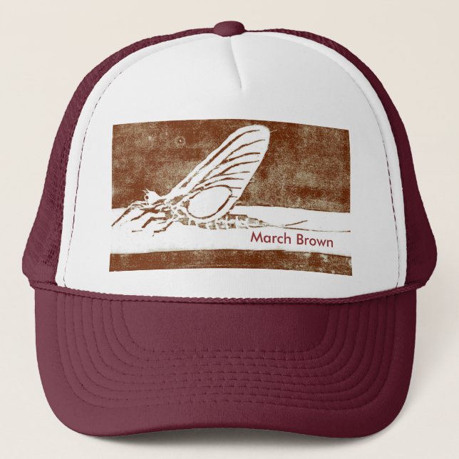 Casquette de vol classique de truite "Mars Brown" (Devant)