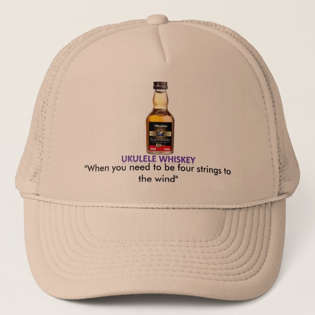 Casquette de whiskey d'ukulélé (Devant)