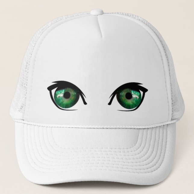 Casquette de yeux verts (Devant)
