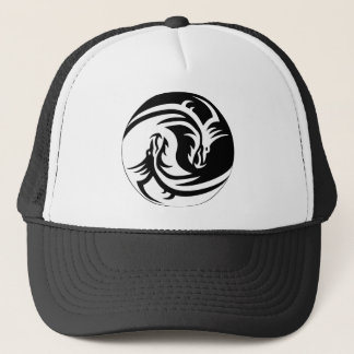 Casquette de Yin Yang de dragon