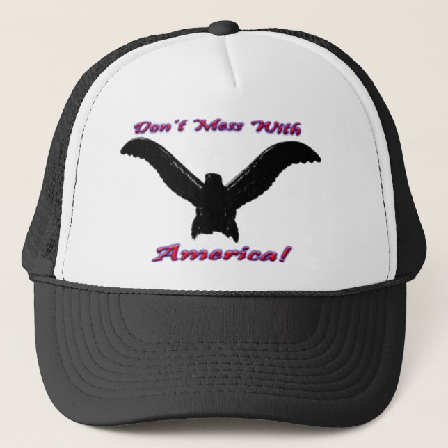 Casquette d'Eagle d'Américain (Devant)