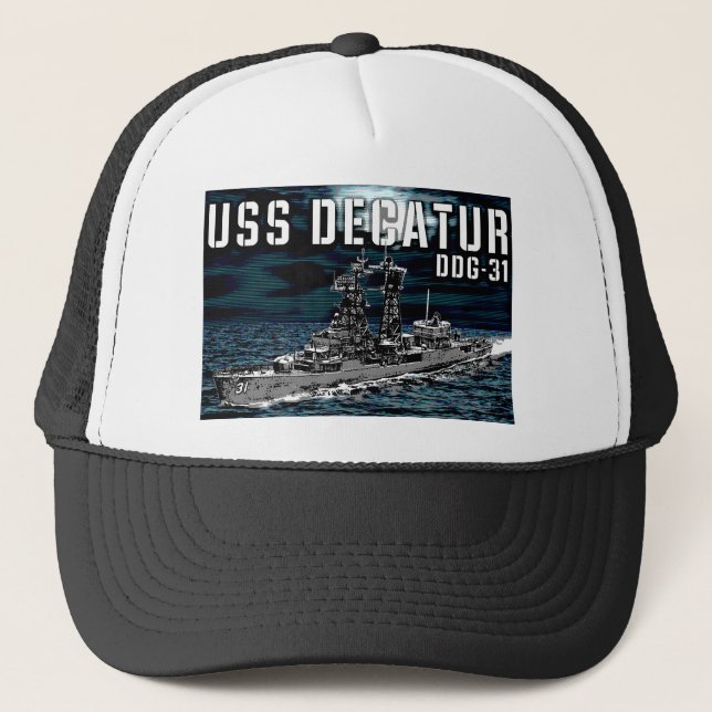 Casquette Décatur, destroyer de missiles guidés (Devant)