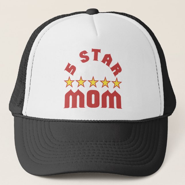 Casquette Décerné 5 étoiles à Maman (Devant)