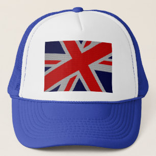 Casquette Décor Union Jack en fibre de carbone
