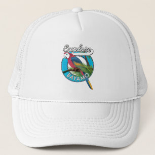 Casquette Découvrez le logo rétro Hawaii Trucker Hat