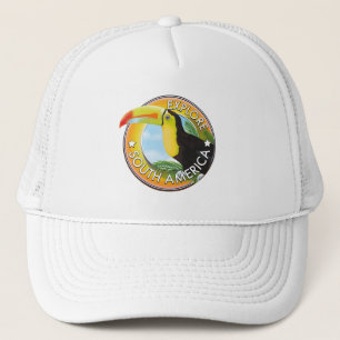 Casquette Découvrez le logo vintage de l'Amérique du Sud
