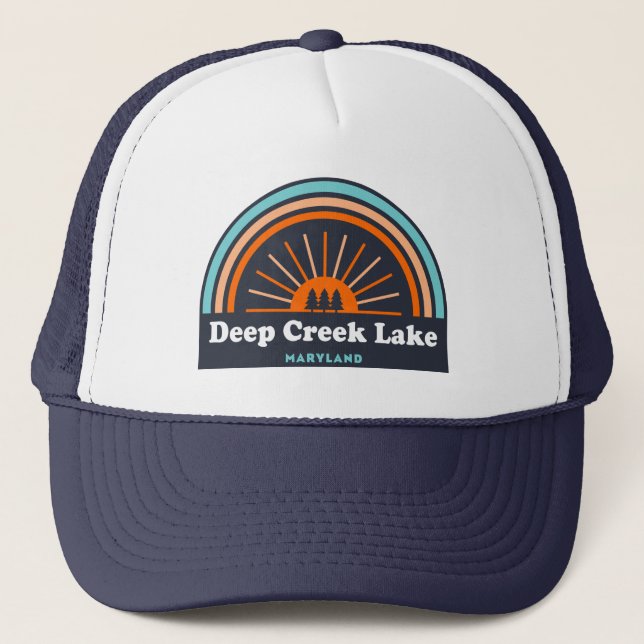 Casquette Deep Creek Lake Maryland Rainbow (Devant)