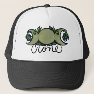 Casquette Déesse de crone de la lune triple Art païen