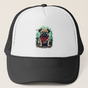 Casquette Défilé de Pug Zombie