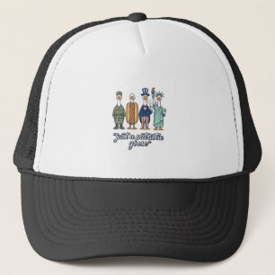 Casquette Défilé d'oies patriotiques Chemise vectorielle vin