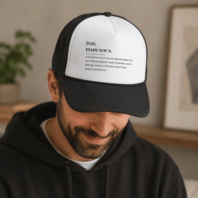Casquette Définition de Papa – Fête des Pères Classique 🧢💙 (Créateur téléchargé)