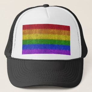 Casquette Dégradé de la Parties scintillant arc-en-ciel tomb