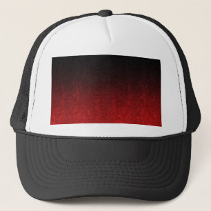 Casquette Dégradé de Parties scintillant rouge et noire