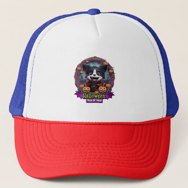 Casquette Déguisement de Halloween pour chiot (Devant)