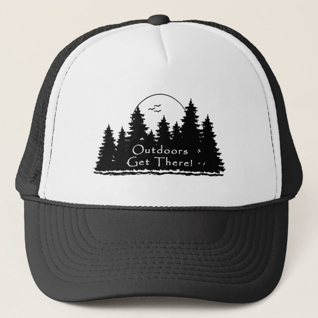 Casquette Dehors Arrivée Arbres (Devant)