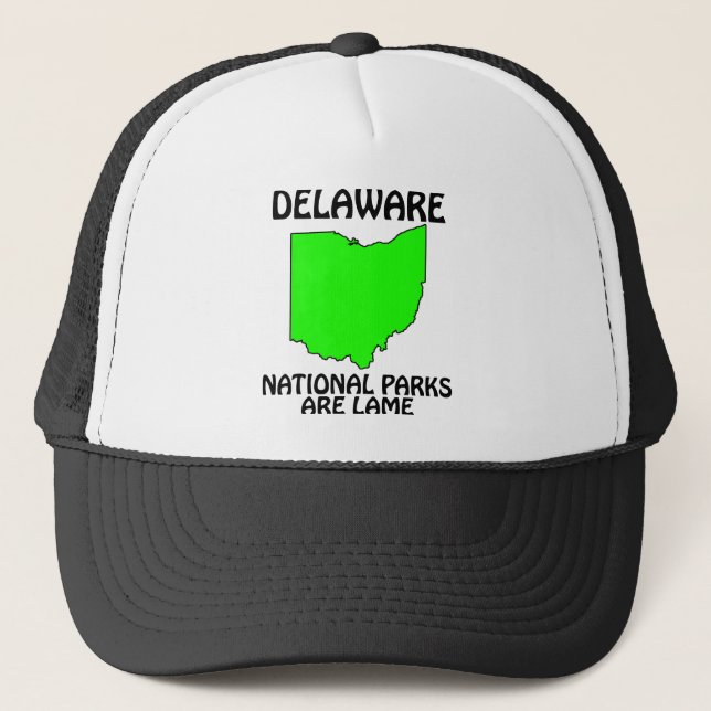 Casquette Delaware - Les parcs nationaux sont lames (Devant)