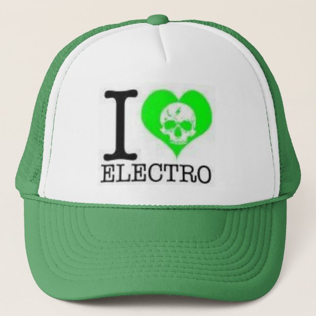 casquette d'électro du coeur i (Devant)
