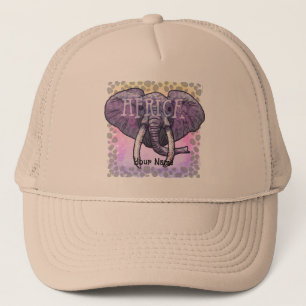 Casquette d'éléphants tribaux