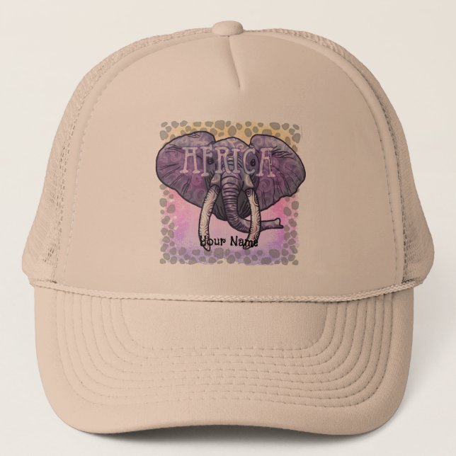 Casquette d'éléphants tribaux (Devant)