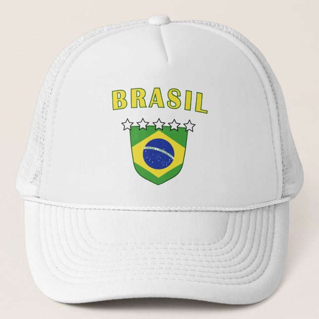 Casquette d'emblème du Brésil (Devant)