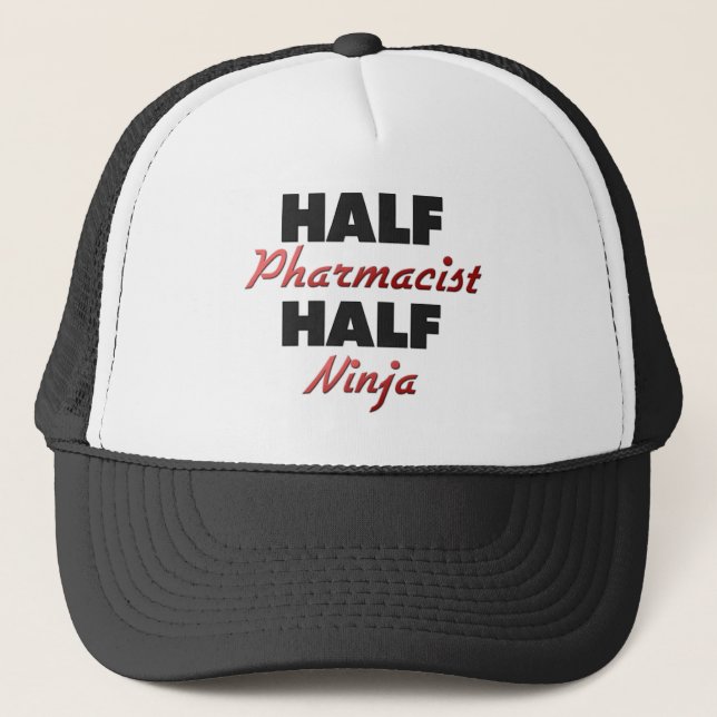 Casquette Demi de pharmacien demi de Ninja (Devant)