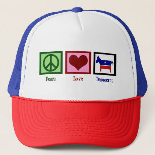 Casquette Démocrate Peace Love