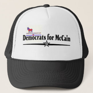 CASQUETTE DÉMOCRATE POUR MCCAIN