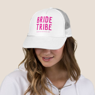 Casquette Demoiselle d'honneur de la tribu de mariée chic ro