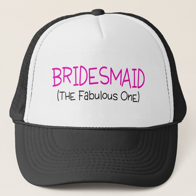 Casquette Demoiselle d'honneur la fabuleuse (Devant)