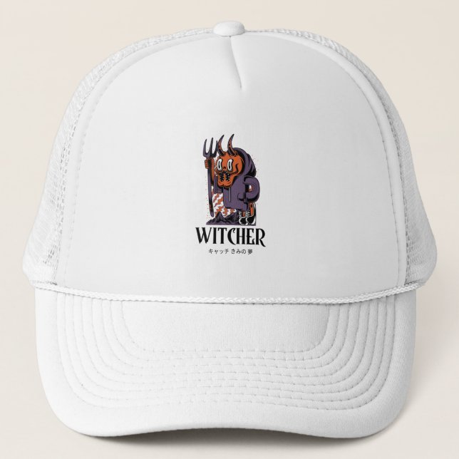 Casquette Démoniste - Drôle Witcher Design (Devant)