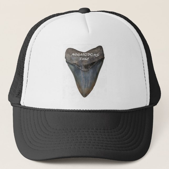 Casquette Dent de requin de Megalodon (Devant)