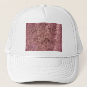 Casquette Dentelle rose rose