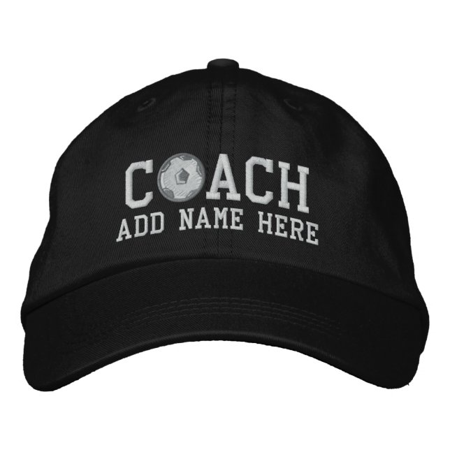 Casquette d'entraîneur de football personnalisé (Devant)