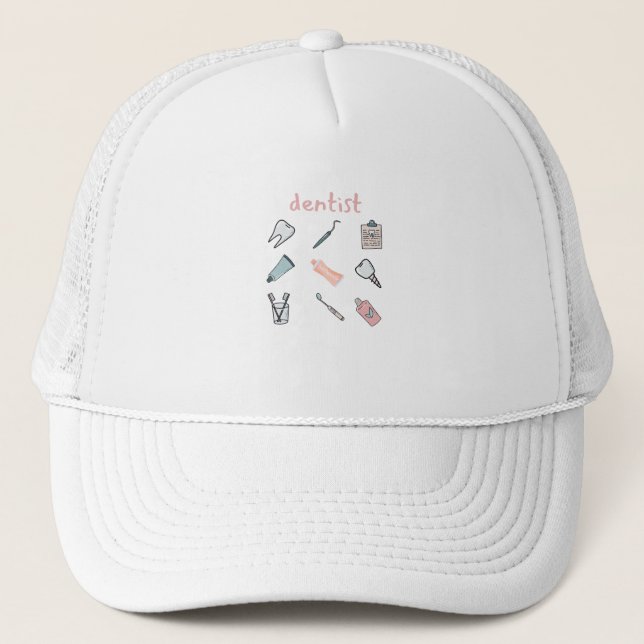 Casquette Dents amusantes - Belle dent art - Dentiste (Devant)