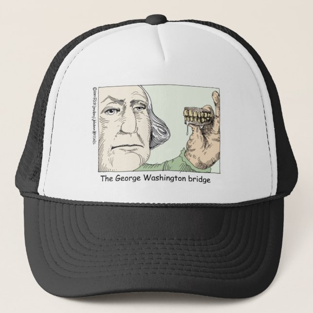 Casquette Dents de George Washington Cadeaux et objets de co (Devant)