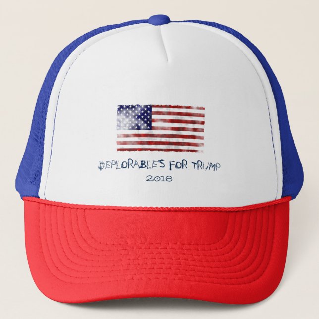 CASQUETTE DEPLORABLES POUR L'ATOUT (Devant)