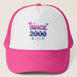 Casquette DEPUIS 2000 - Y2K Design de typographie esthétique