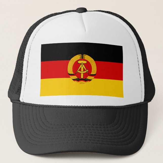 Casquette Der RDA - drapeau de Flagge de la RDA (Allemagne (Devant)