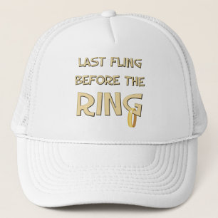 Casquette Dernier fling avant l'anneau