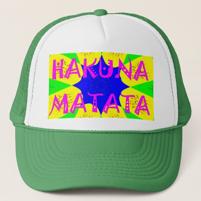 Casquette Dernier Hakuna Matata magnifique design Extraordin (Devant)