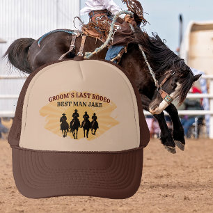 Casquette Dernier Rodéo Témoin Personnalisé Nom Cow-boy Couc